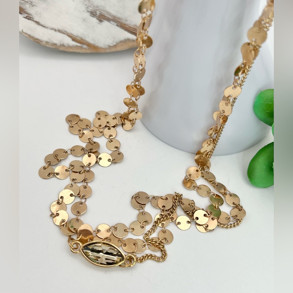 BRONZE LAYER NECKLACE